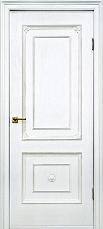 Межкомнатная дверь Бьянка белая патина ПГ Фото №1 | Интернет магазин двери Белоруссии