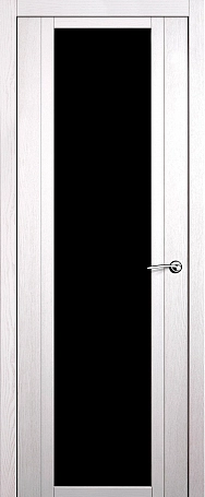 Межкомнатная дверь Стайл Х ясень жемчуг ПО белое стекло Фото №1 | Интернет магазин двери Белоруссии
