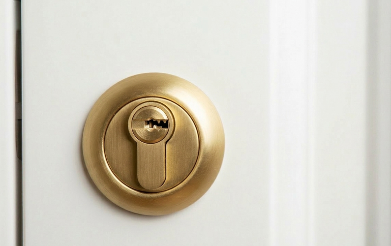 Цилиндр / механизм SC C-AM-70 ключ/ключ  BT (чёрный)  5 ключей (32.7*16.7*9.7)