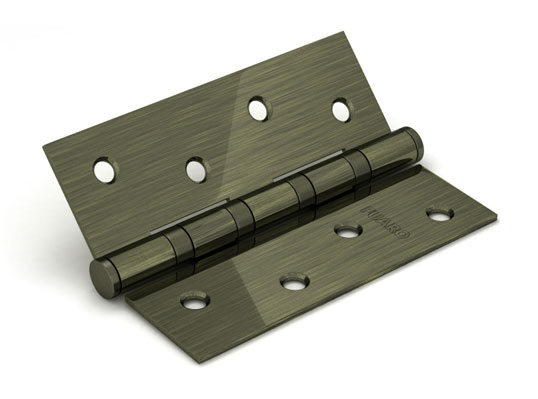 Петля универсальная  ZUBR 4*3*2.5-4BB (100x75) AB 