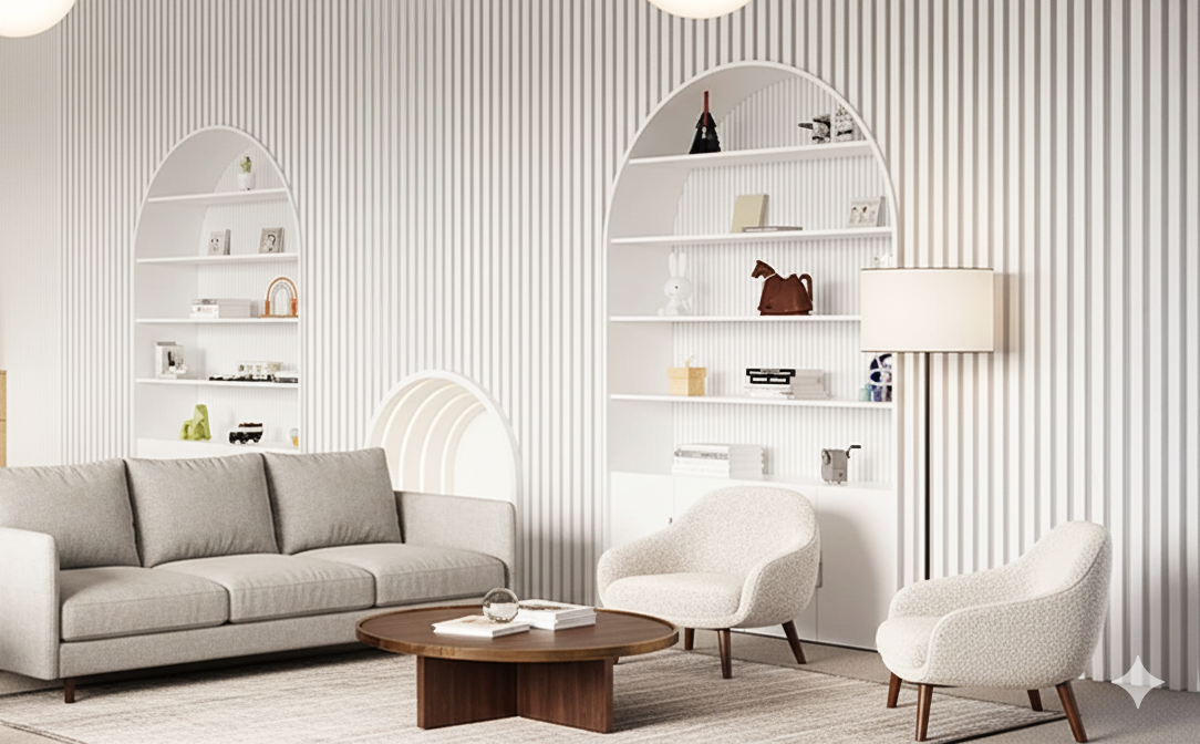 Profil  LB-5014/1 Group/MATT SOFT TOUCH WHITE-734 ACOUSTIC  ↕ 12 mm   ⟷ 158x2800 mm           ♔ SUPERPREȚ!