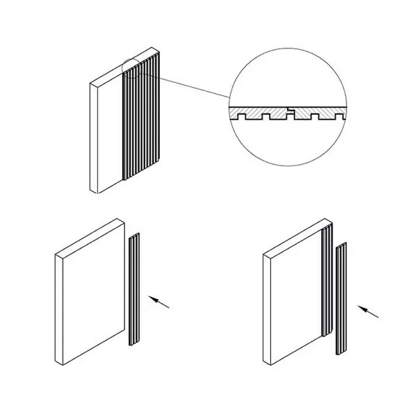 Profil  LB-3771/1  Group/MATT  SOFT TOUCH BLACK-723  ↕ 18 mm   ⟷ 121x2800 mm           ♔ SUPERPREȚ!