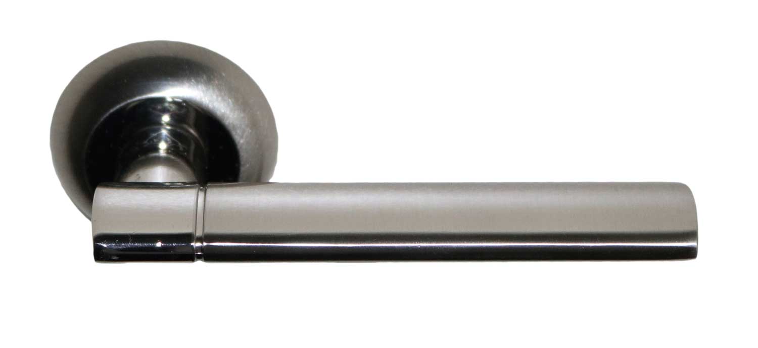 Mâner Z-P-1101 SN/WH (nikel mat cu inserție albă)