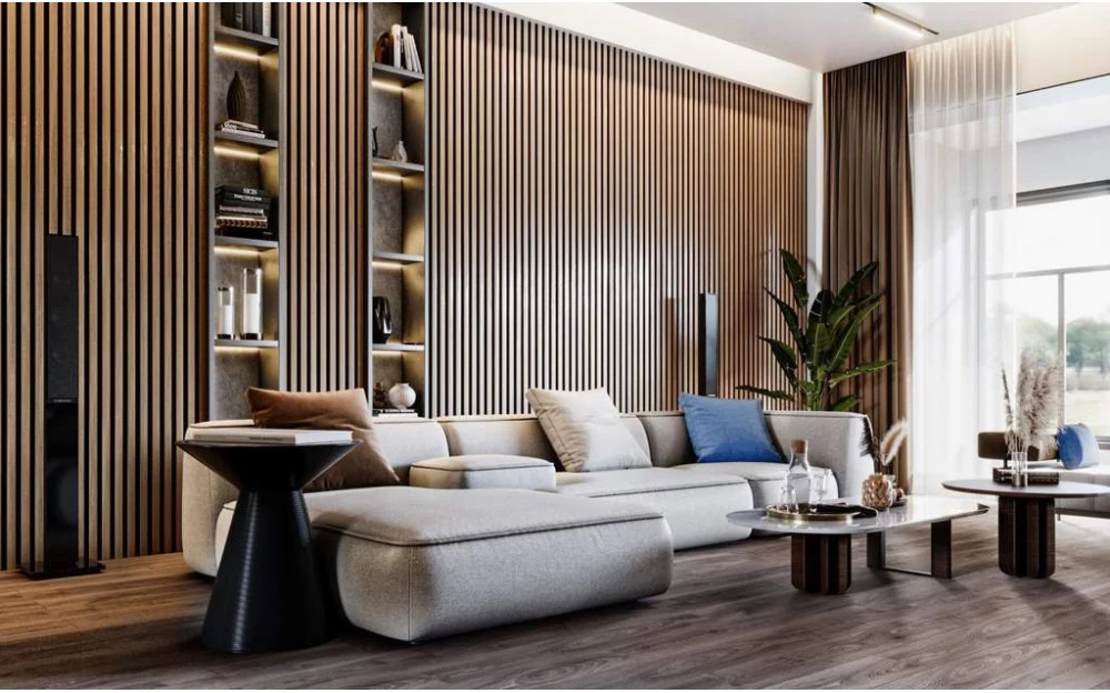 Profil LB-5014/1 Group/MATT TEAK-248 ACOUSTIC  ↕ 12 mm   ⟷ 158x2800 mm          ♔ SUPERPREȚ!