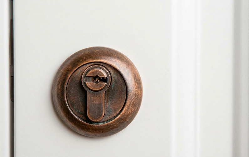 Цилиндр / механизм SC C-AM-60 ключ/ключ GM (золото) 5 ключей (32.7*16.7*9.7)