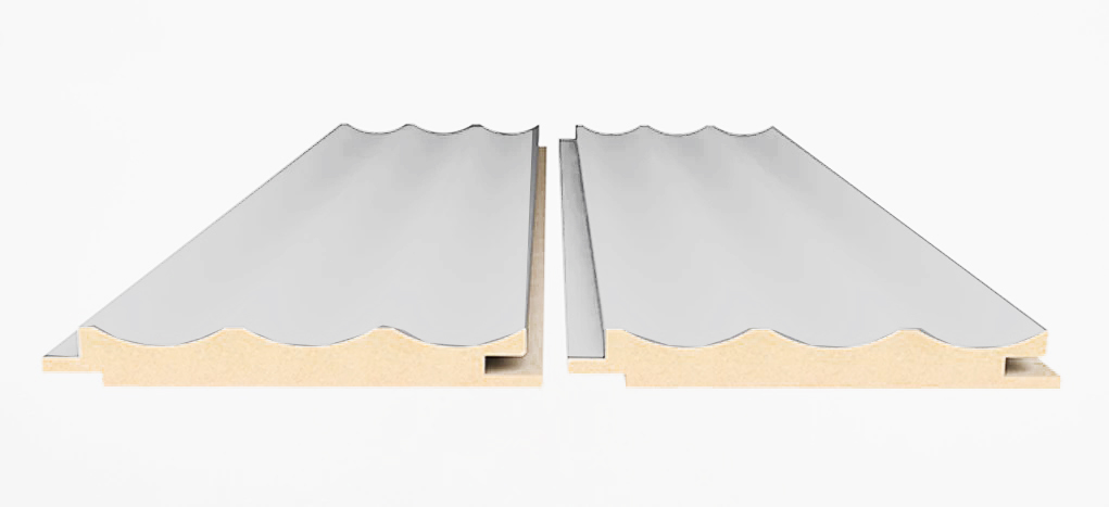 Profil  LB-2050/2 Group/MATT SOFT TOUCH WHITE-734  ↕ 18 mm   ⟷ 140x2800 mm          ♔ SUPERPREȚ!