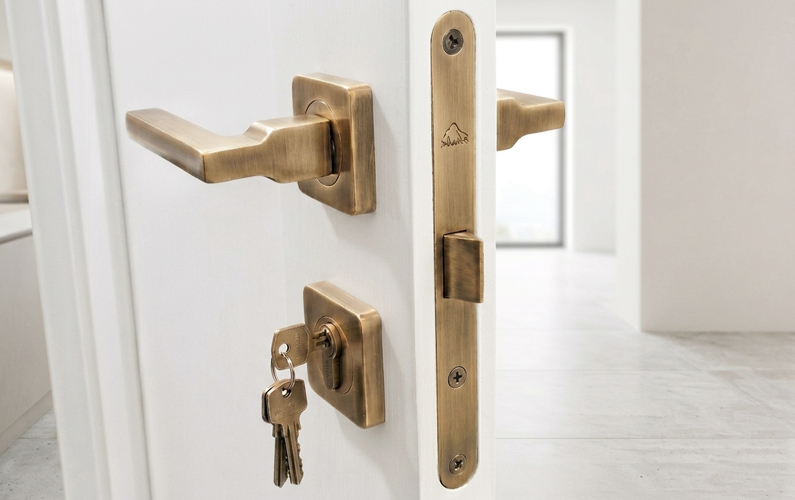 ÎNCHUIETOARE îngropată pentru cilindru  SKT- M85*50-C PL SN (satin)