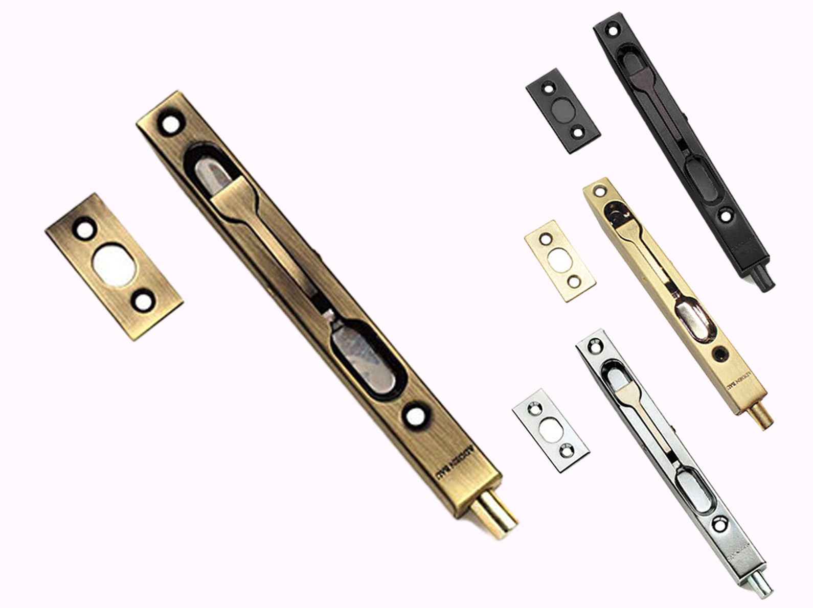 Ручка дверная A-02 alum SN/CP