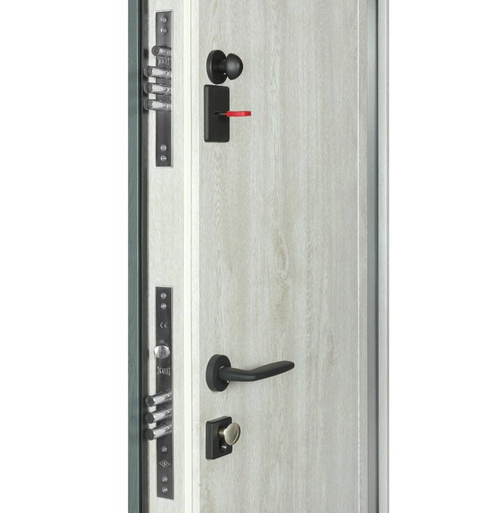 Ușă de exterior Termo House 703/191 Antracit / Stejar polar