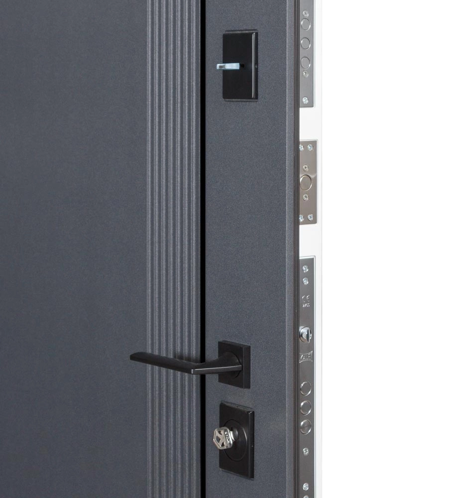 В-85 (квадро) Kale, модель 591 Антрацит / Белая шагрень