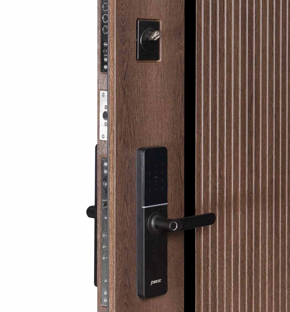 ELECTRO (Kvadro) 566 Дримвуд темный / Дримвуд темный (Kale)    УМНЫЙ ЗАМОК!