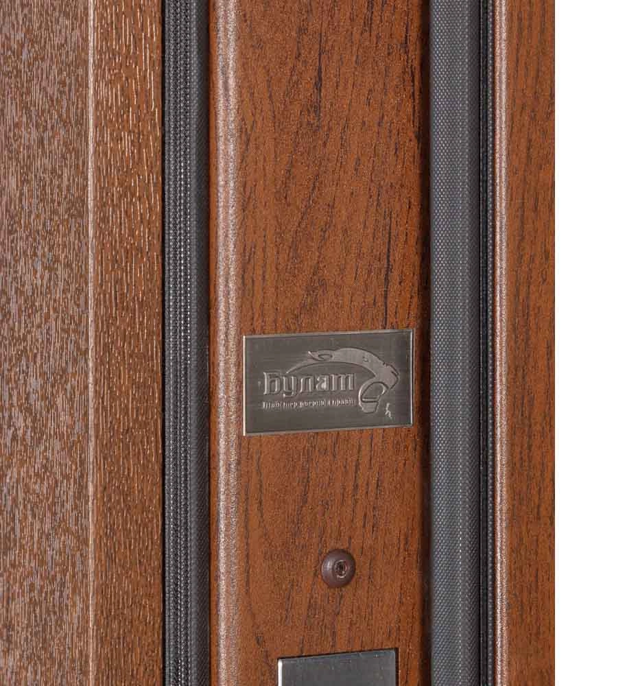 Ușă de exterior Termo House 710 / 265  Stejar bronze / Nuc natural 1200