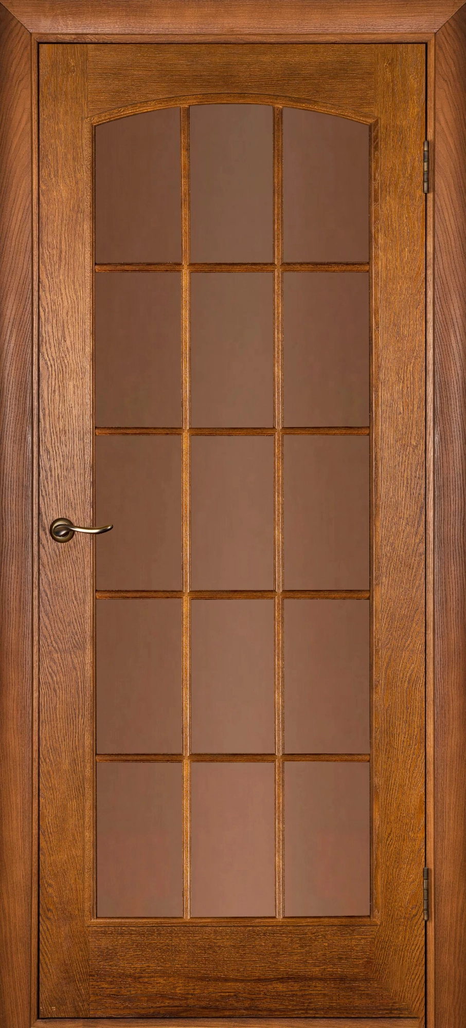 Межкомнатная дверь Капри дуб тонированный ПОО