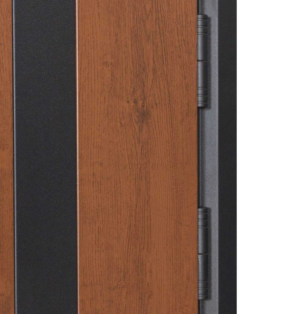 Ușă de exterior Termo House 710 / 265  Stejar bronze / Nuc natural 1200