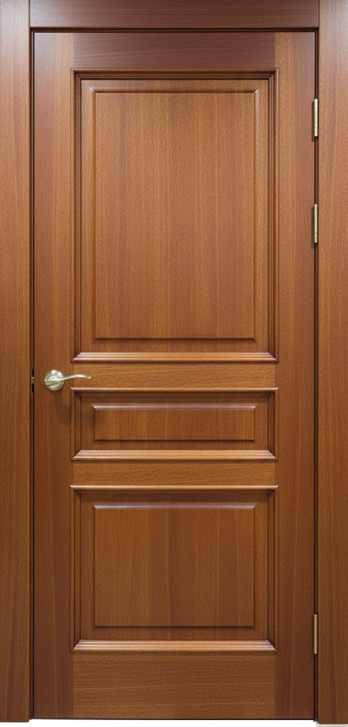 Ușă de interior VIENA, nuc închis, înfindată (fără sticlă)