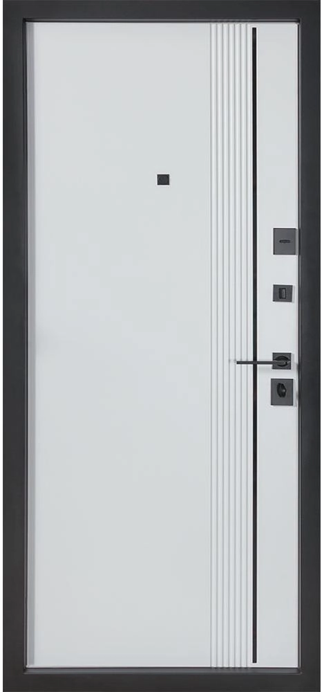 В-85 (квадро) Kale, модель 591 Антрацит / Белая шагрень