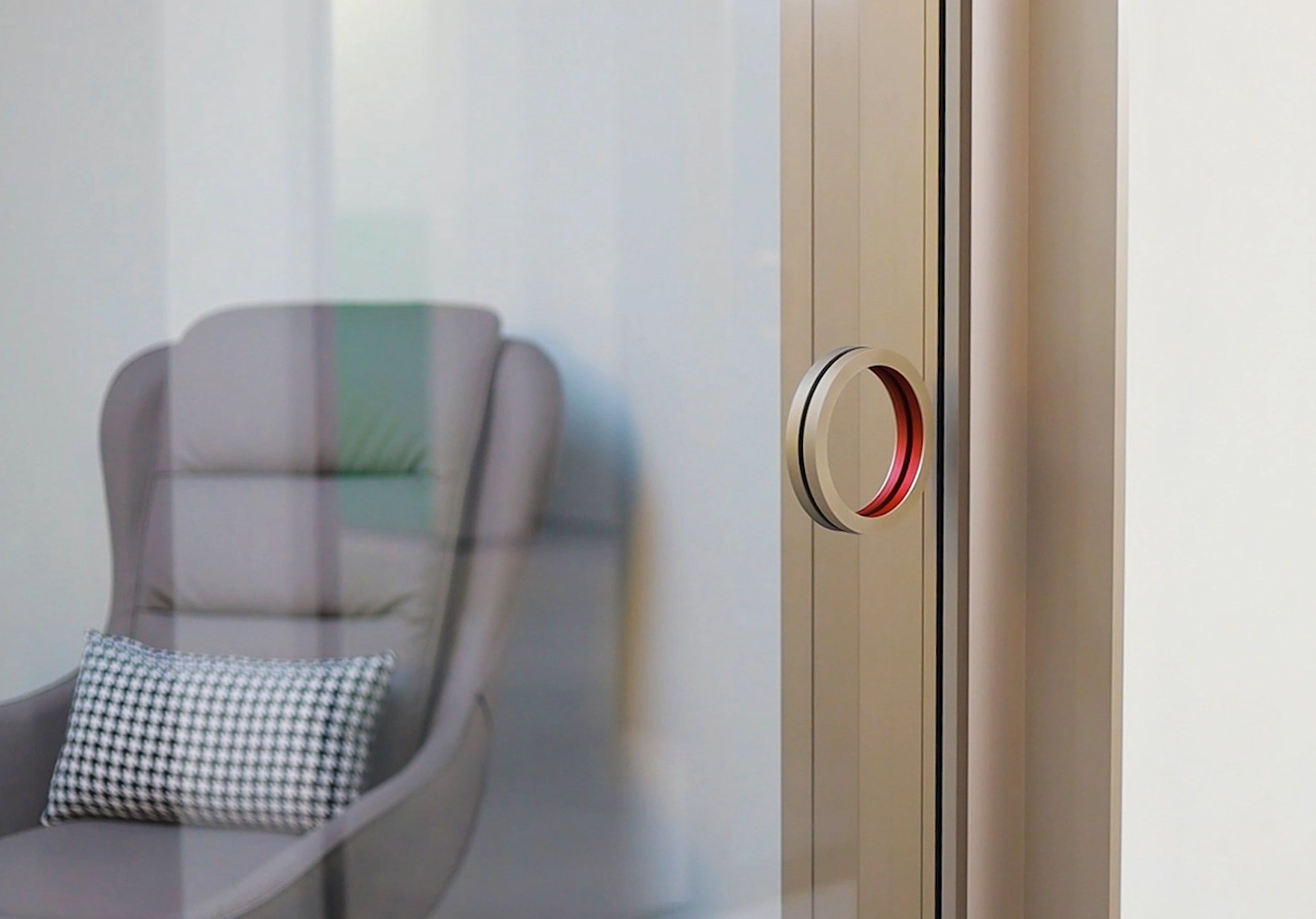 Perete cu 5 desparțituri glisante