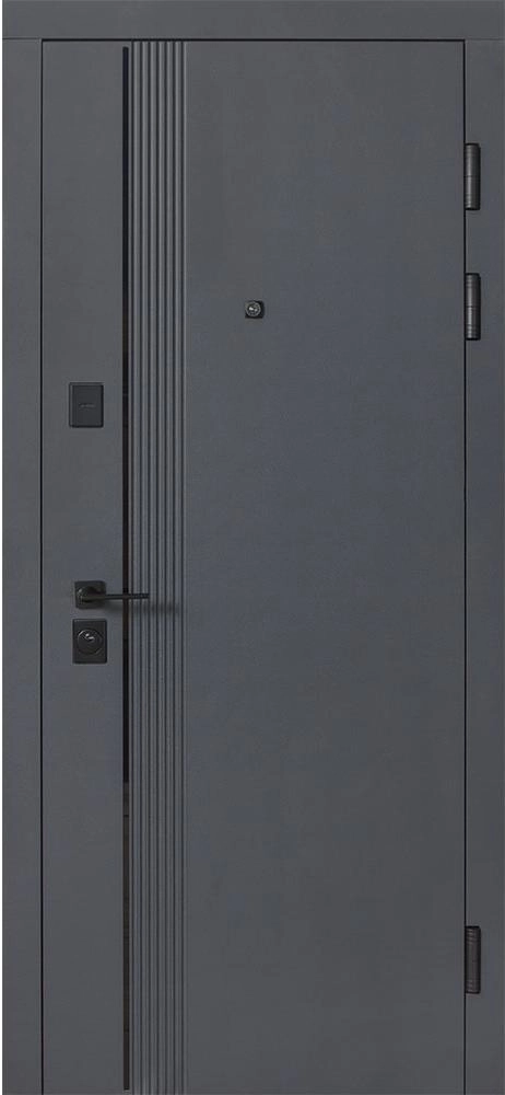 В-85 (квадро) Kale, модель 591 Антрацит / Белая шагрень