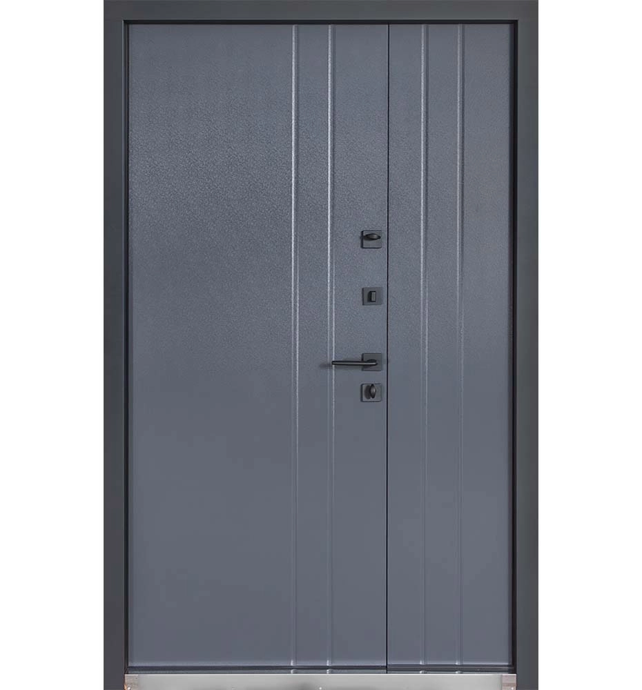 Ușă de exterior Termo House 710 / 265  Antracit întunechat / Antracit sur 1200