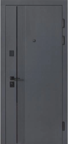 В-85 (квадро) Kale  Модель 591 Антрацит / Белая шагрень