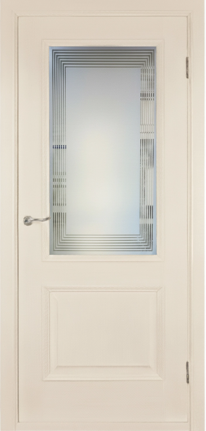 Межкомнатная дверь ГРАНД  слоновая кость ПО