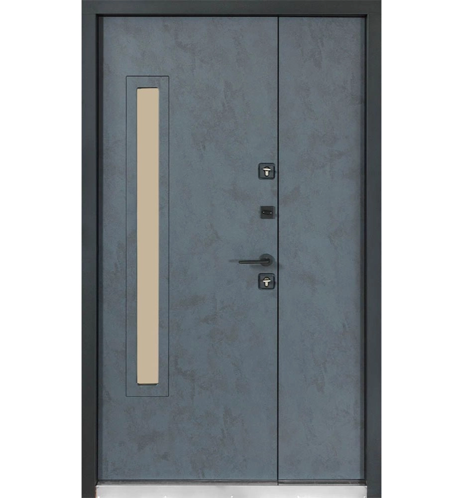 Термо House-705/428  Антрацит / Антрацит стеклопакет