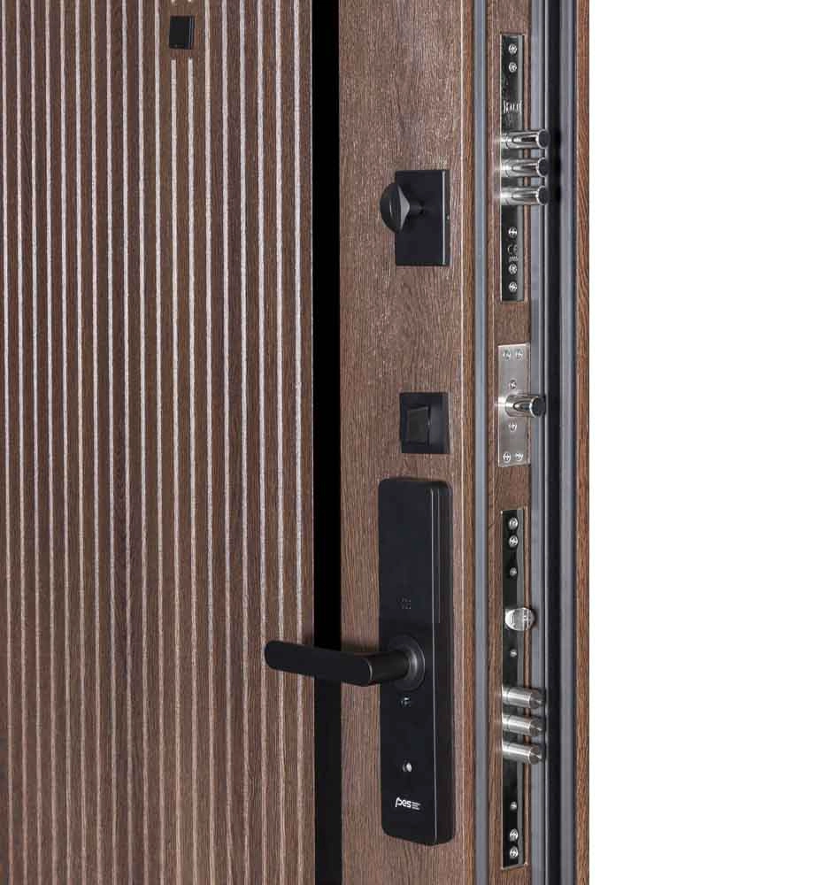 ELECTRO (Kvadro) 566 Дримвуд темный / Дримвуд темный (Kale)    УМНЫЙ ЗАМОК!