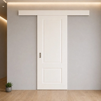 Ușă de interior PLATTEN-01 PG email alb Фото №1 | Интернет магазин двери Белоруссии
