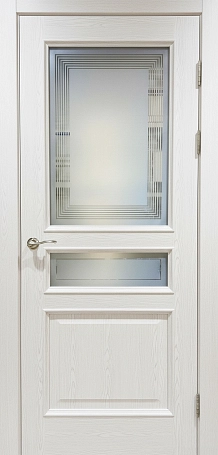 Межкомнатная дверь ВЕНА выбеленный дуб  ПО Фото №1 | Интернет магазин двери Белоруссии