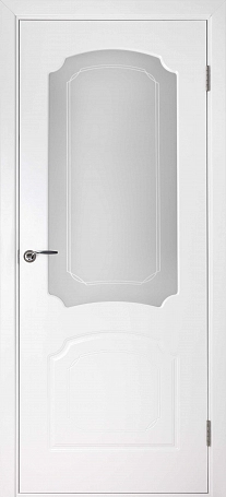 Межкомнатная дверь Виктория белая эмаль ПО Фото №1 | Интернет магазин двери Белоруссии