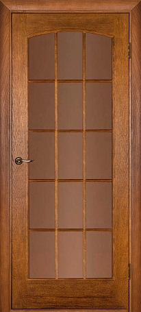 Межкомнатная дверь Капри дуб тонированный ПОО Фото №1 | Интернет магазин двери Белоруссии