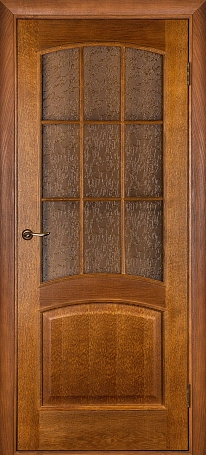 Межкомнатная дверь Капри дуб тонированный ПО Фото №1 | Интернет магазин двери Белоруссии