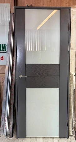 LICHIDARE VITRINEI!  TREND frasin gri, lățimea foii 800 mm (ușa asamblată, completă cu feronerie), deschidere – dreapta. Detalii la manageri! Фото №1 | Интернет магазин двери Белоруссии