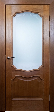 Межкомнатная дверь ПРЕСТИЖ тёмный орех ПО Фото №1 | Интернет магазин двери Белоруссии