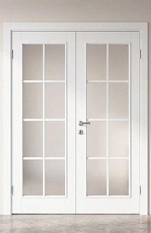 MIARIETTA  Alb neted / Sticlă satin Фото №1 | Интернет магазин двери Белоруссии