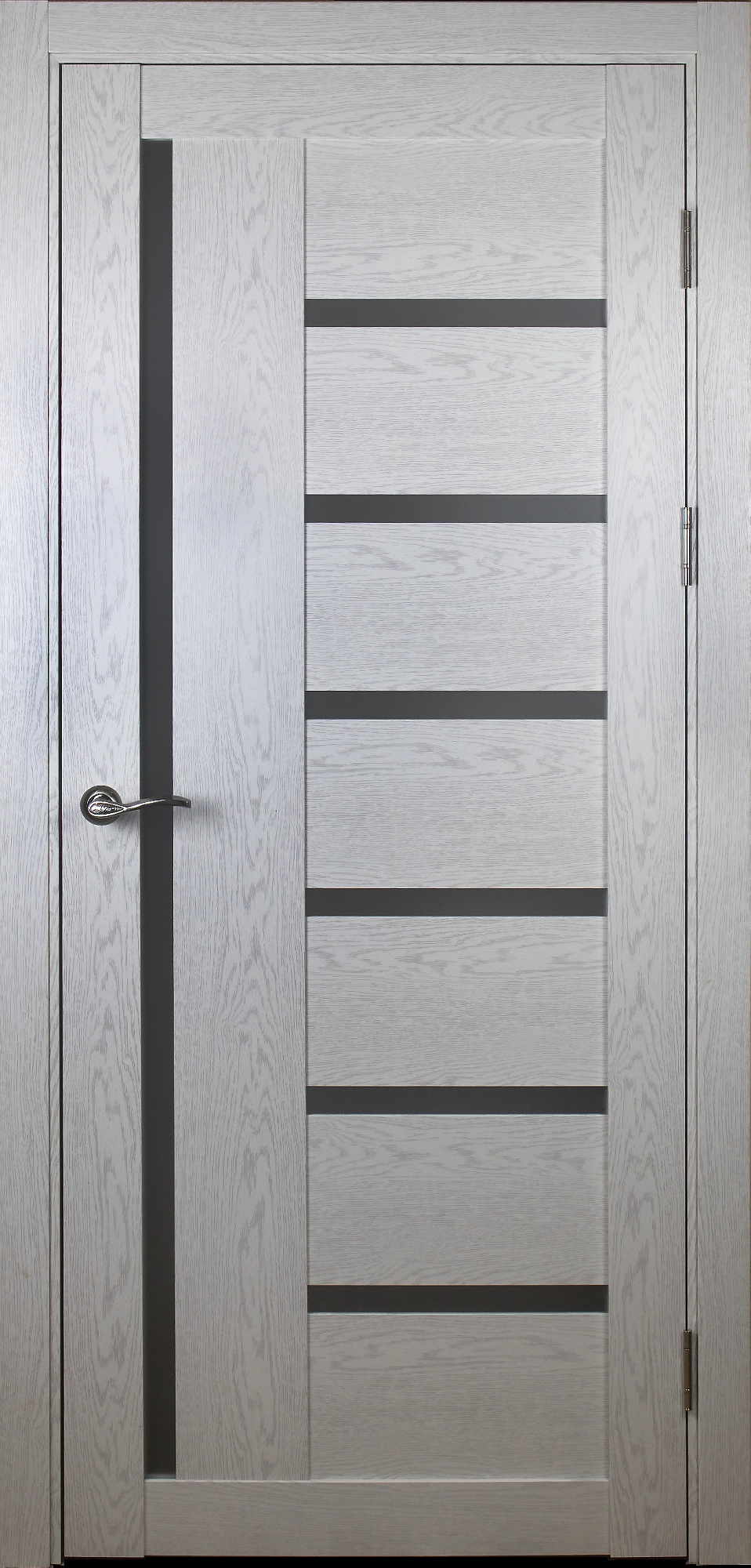 Межкомнатная дверь HELENA ПГ патина смоки / стекло сатин