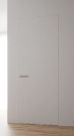 РАСПРОДАЖА ВИТРИНЫ!  Скрытая под покраску  (дверь в сборе: скрытые петли OUTLAV, магнитная защёлка AGB, ручка) открывание - правое. Подробности у менеджеров!