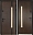 Входная дверь Термо House-705 стеклопакет / уличная Венге Фото №2 | Интернет магазин двери Белоруссии