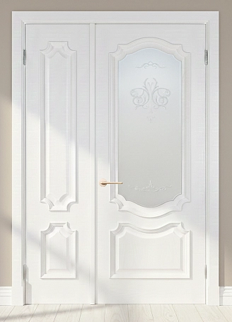 РАСПРОДАЖА МОДЕЛИ ПРЕСТИЖ белый ясень ПГ+ПО (фурнитура не включена!). Подробности у менеджеров! Фото №1 | Интернет магазин двери Белоруссии