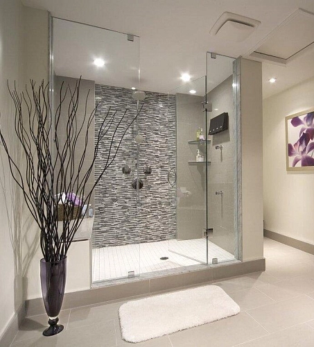 Душевая линейная перегородка на заказ