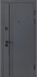 В-85 (квадро) Kale, модель 591 Антрацит / Белая шагрень