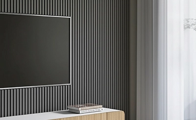 Профиль LB-3671/1 Group/MATT BUTE DARK GREY-3088  ↕ 16 mm   ⟷ 100x2800 mm          ♔ СУПЕРЦЕНА!