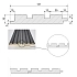 Profil  LB-3771/1  Group/MATT  SOFT TOUCH BLACK-723  ↕ 18 mm   ⟷ 121x2800 mm           ♔ SUPERPREȚ!