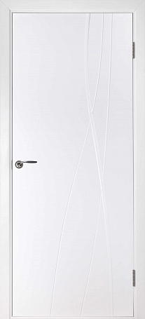 Ușa interioara Avangard smalt alb PG Фото №1 | Интернет магазин двери Белоруссии